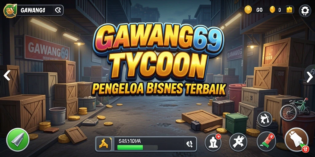 Gameplay seru di GAWANG69, membangun bisnis Tycoon Anda sendiri.