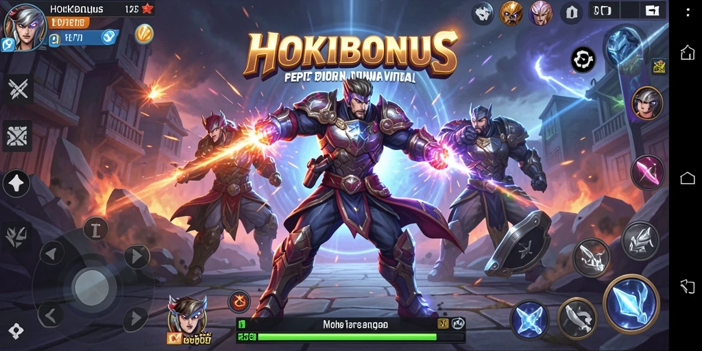Gameplay HOKIBONUS penuh aksi dan kompetisi seru.