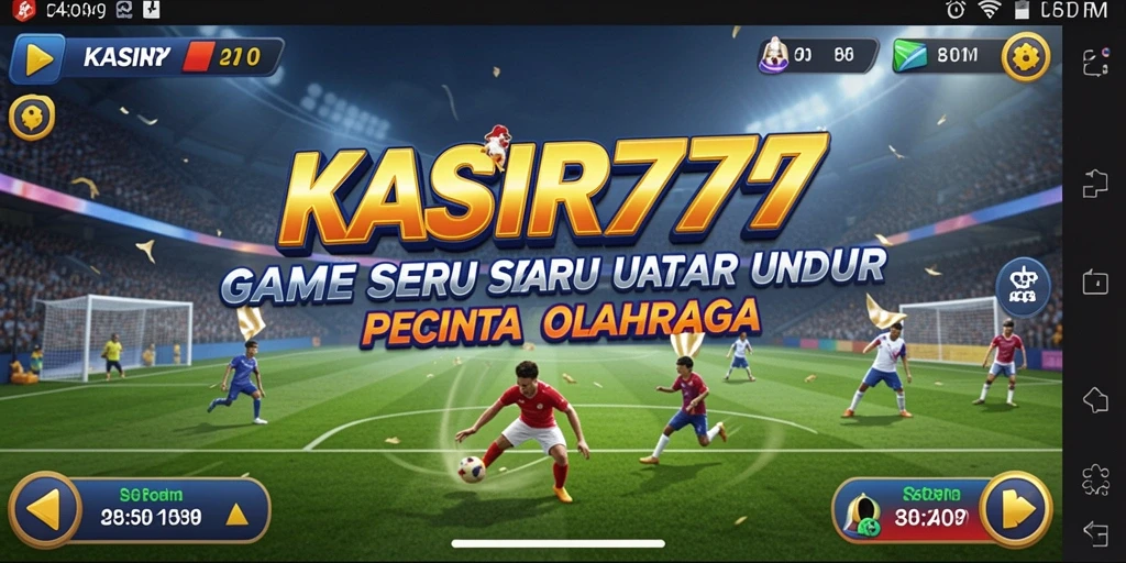 Tampilan gameplay seru dalam KASIR777 untuk penggemar olahraga.