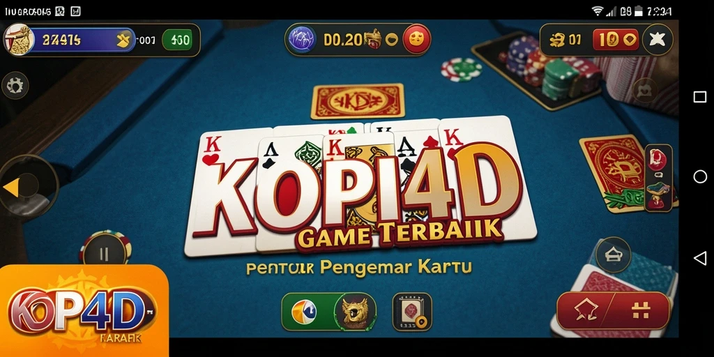 Screenshot KOPI4D menampilkan gameplay seru dalam permainan Domino.